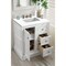 James Martin Vanities De Soto 30in Single Vanity, Bright White w/ 3 CM White Zeus Quartz Top 825-V30-BW-3WZ - alternate 2